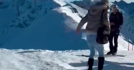 Tylko spójrzcie na jej buty. Nagranie z Kasprowego Wierchu