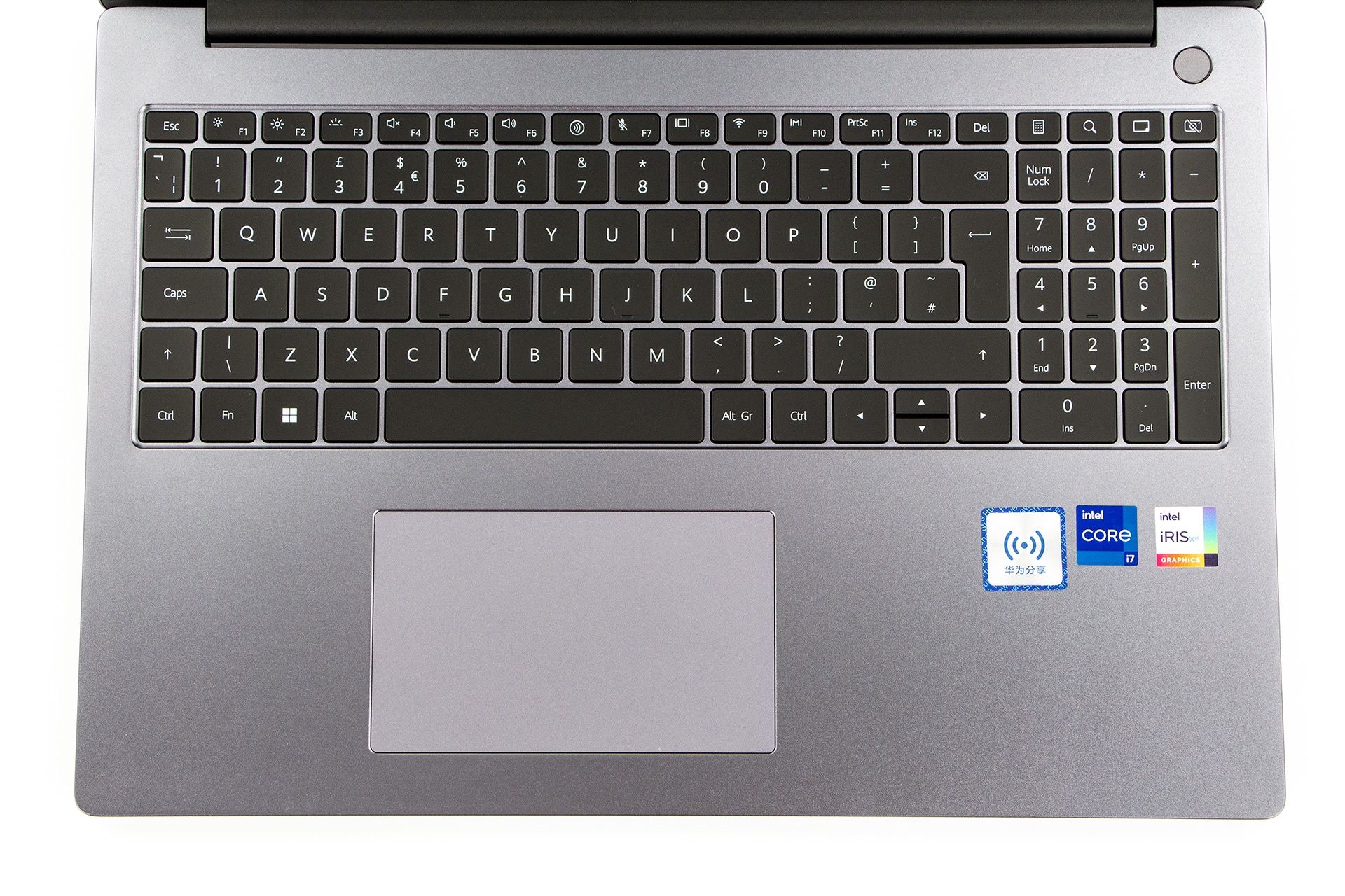 Huawei MateBook D 16 - klawiatura