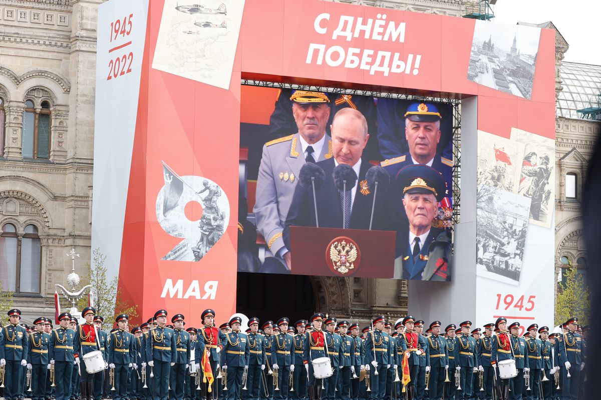 Putin świętował w Moskwie Dzień Zwycięstwa (Photo by Sefa Karacan/Anadolu Agency via Getty Images)