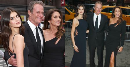 Cindy Crawford zabrała córkę i męża na premierę. Rodzinka jak z obrazka?