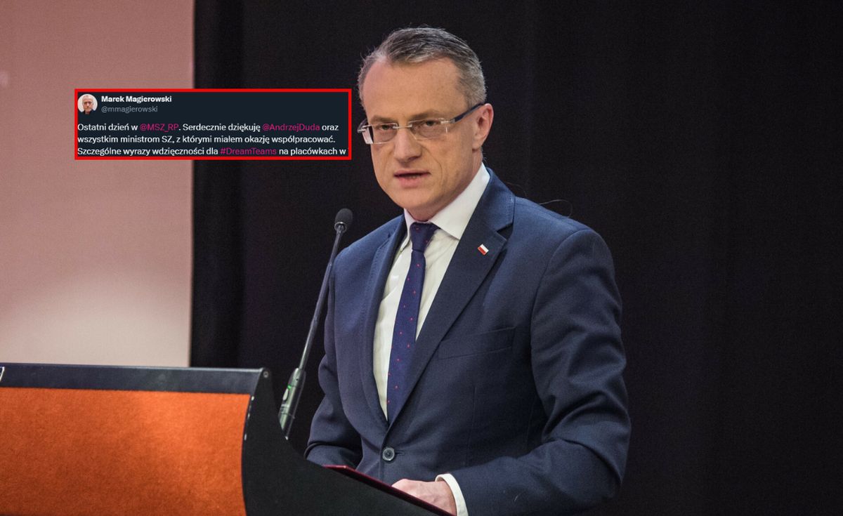 marek magierowski, Andrzej Duda, msz Magierowski żegna się z MSZ. Podziękował Dudzie