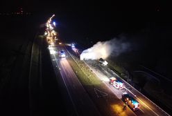 Kierowca spłonął w kabinie. Koszmar na S8