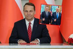 Trump poparł Nawrockiego. Sikorski: to nietypowe