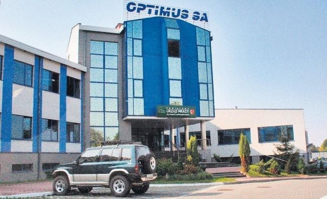 Część byłej siedziby Optimusa (otwartej we wrześniu 1993 roku), Nowy Sącz ul. Nawojowska
