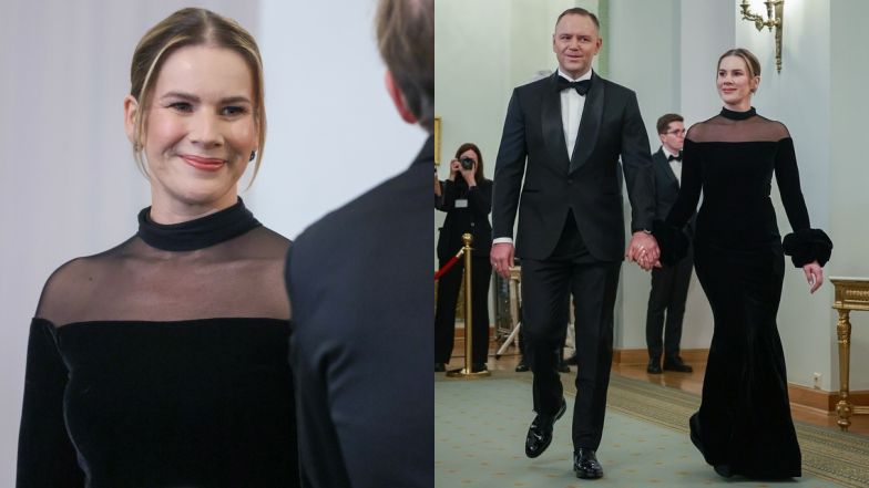 Nawrocka towarzyszy mężowi w spotkaniu z korpusem dyplomatycznym