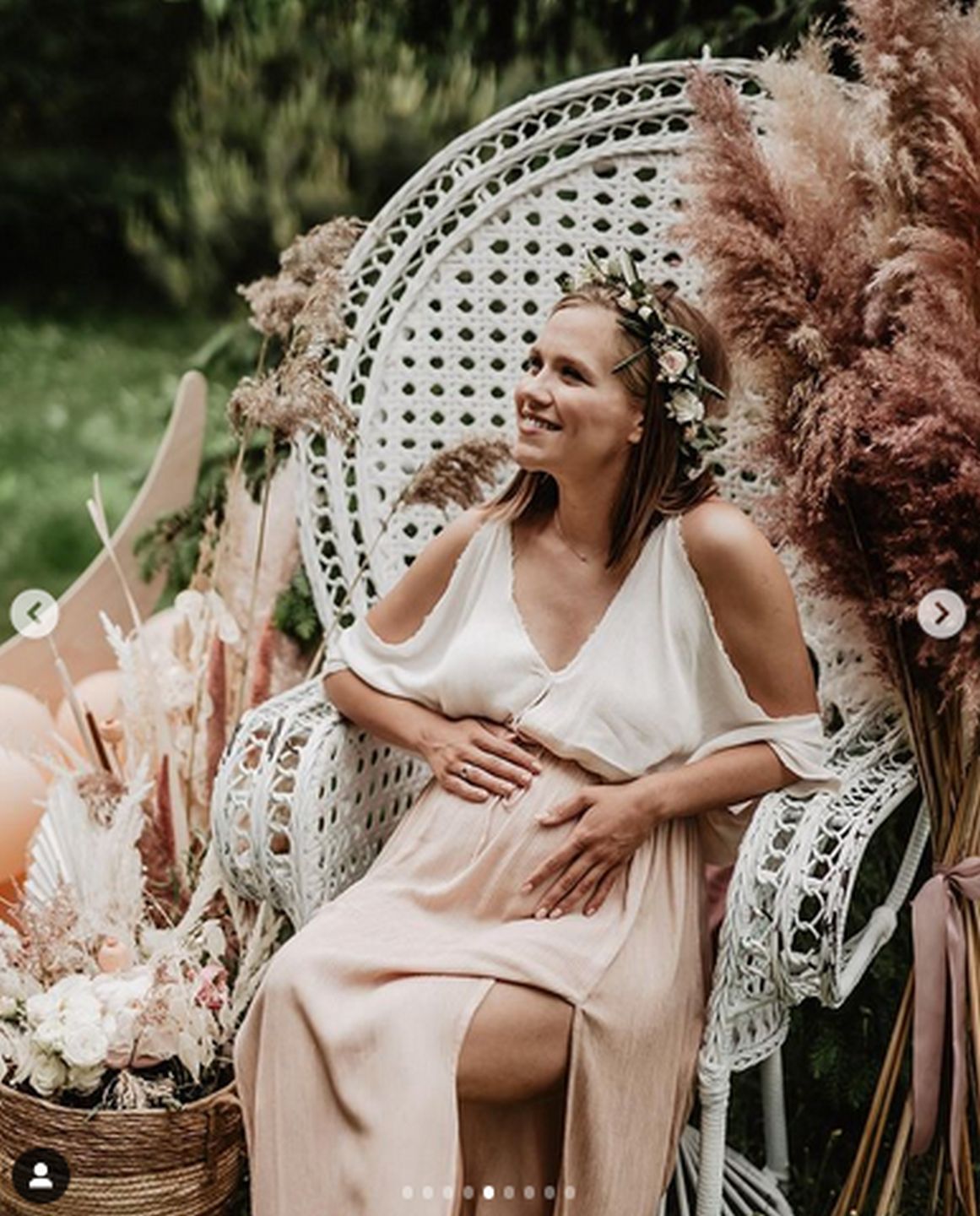 Agnieszka Kaczorowska chwali się baby shower