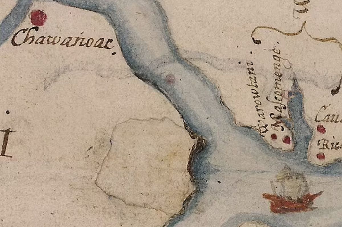 Alte Karte könnte Rätsel der verschwundenen Roanoke-Kolonie lösen