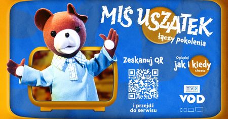 "Miś Uszatek" ma już 50 lat! Obejrzyj wszystkie odcinki na VOD