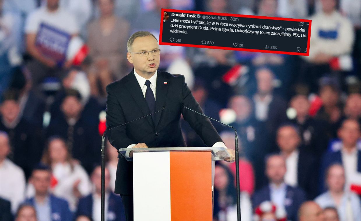 Tusk komentuje wystąpienie Dudy. "Pełna zgoda"