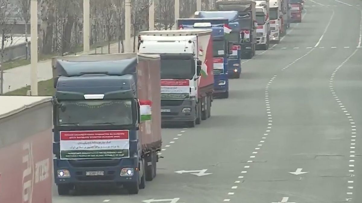 Ciężarówki jadą do Iranu. To nie tylko pomoc humanitarna?