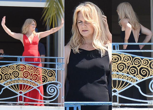 Torbicka pozuje do zdjęć na balkonie w Cannes (ZDJĘCIA)