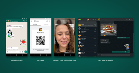 WhatsApp się zmieni. Nadchodzą m.in. animowane naklejki i ciemny motyw aplikacji na komputery