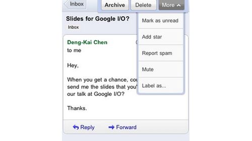 Kolorowy Gmail dla iPhone'a i Androida 1