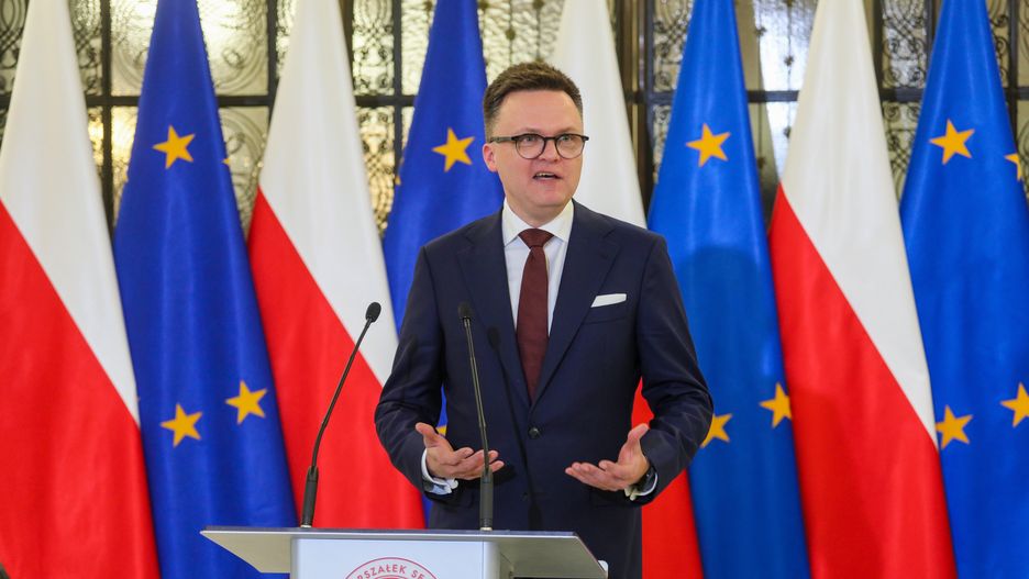 Marszałek Sejmu Szymon Hołownia