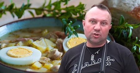 Tomasz Strzelczyk robi żurek bez zakwasu. Wystarczy kilka prostych składników
