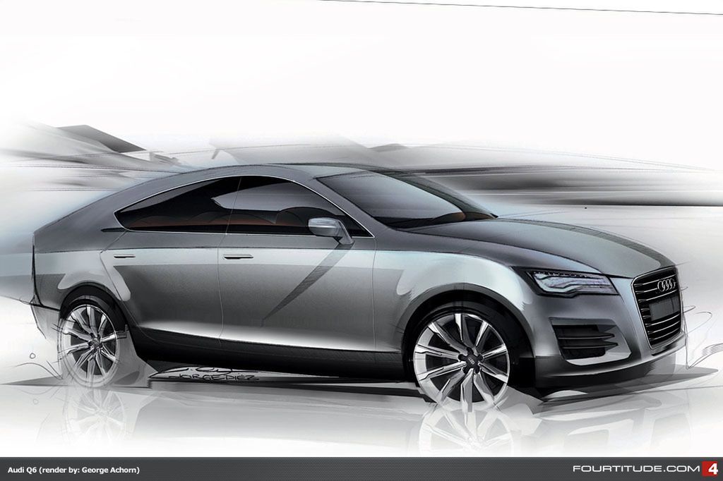 Audi Q6 (rys. George Achorn)