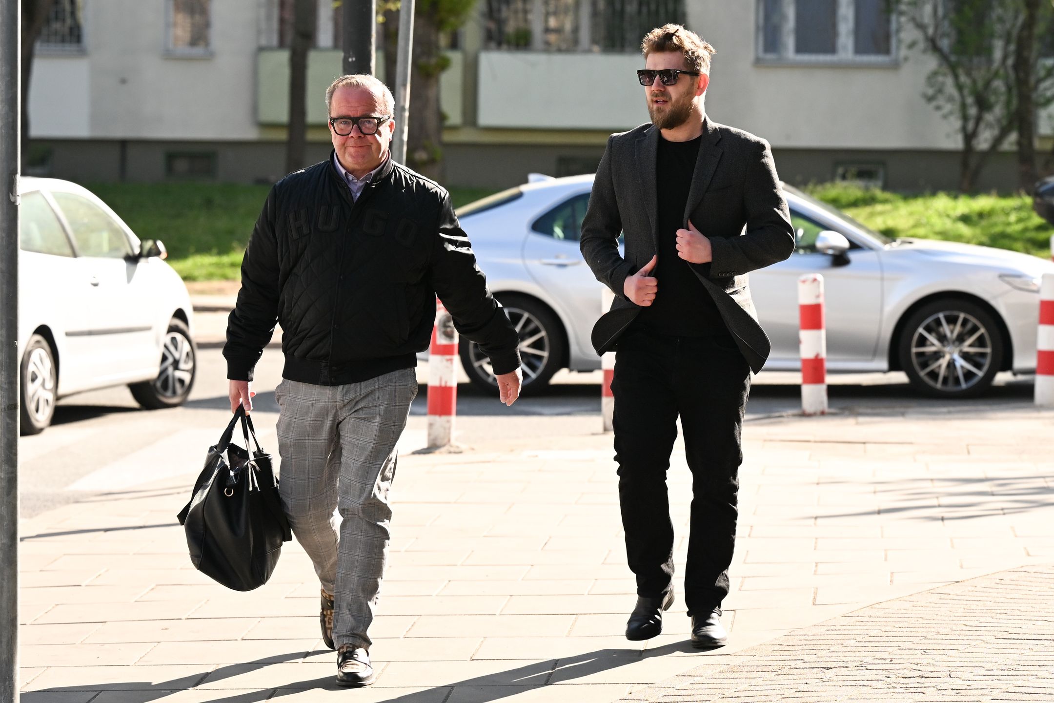 Joanna Opozda i Antoni Królikowski przed rozprawą rozwodową