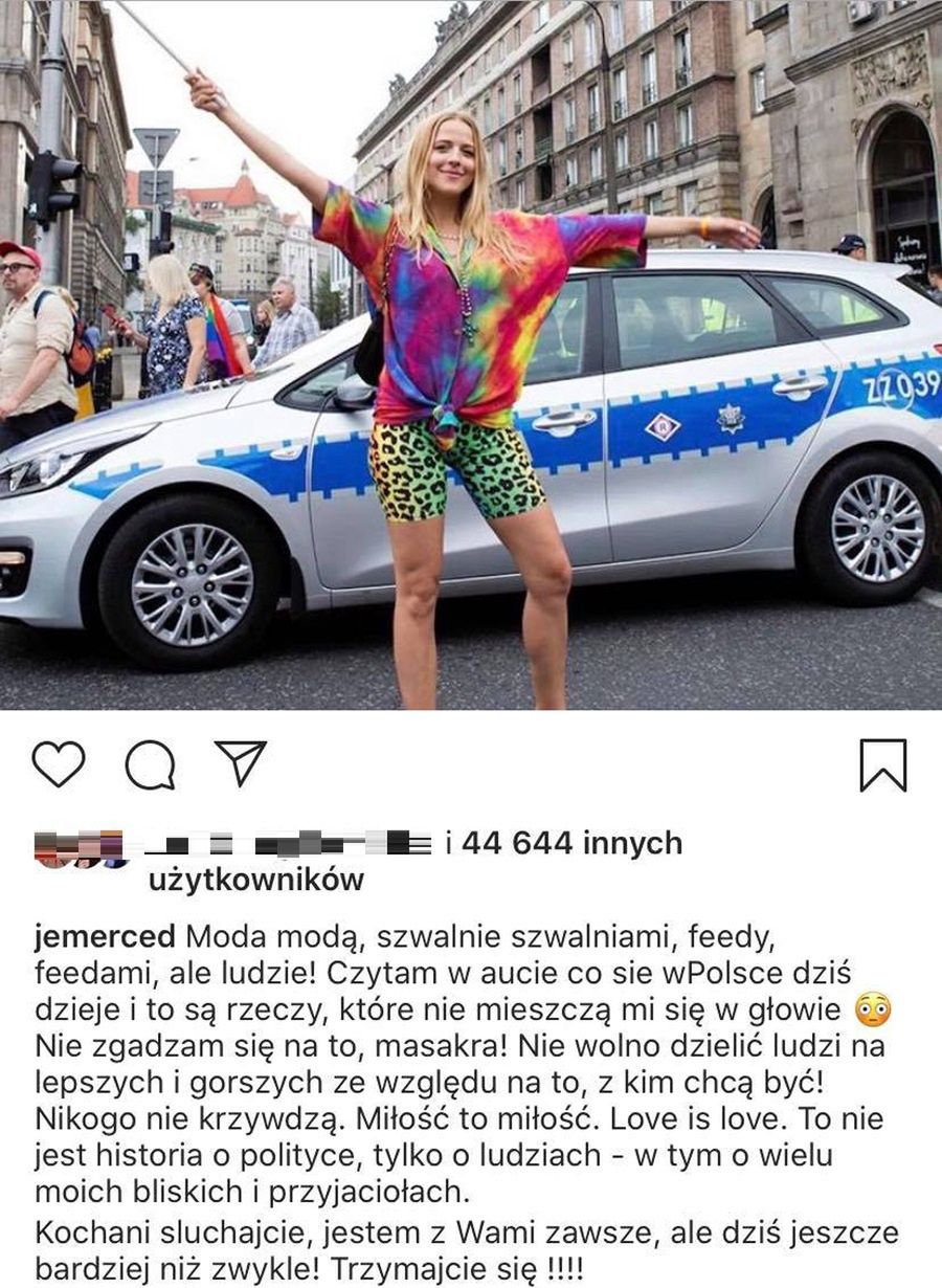 Jessica Mercedes broni środowisk LGBT