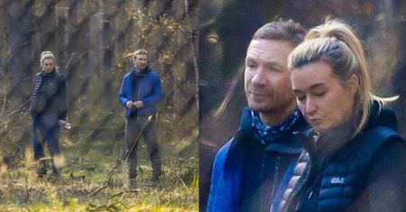 Martyna Wojciechowska i Przemek Kossakowski oglądają działkę pod budowę domu (ZDJĘCIA)