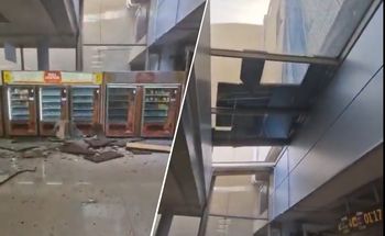 Panika na Majorce. Na lotnisku runął dach, obok pełno ludzi
