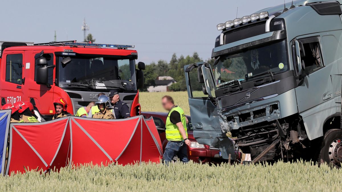 (PTragiczny wypadek pod Sochaczewem. Nowe faktyAP)