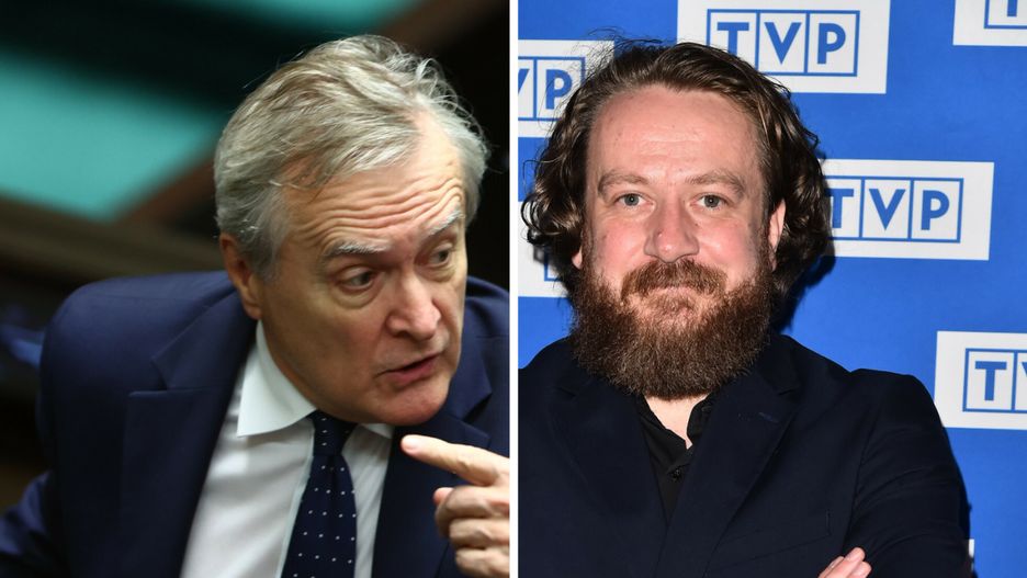 Piotr Gliński i Mateusz Matyszkowicz, prezes TVP
