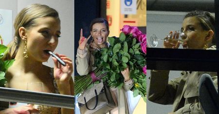 Zrelaksowana Julia Wieniawa pije winko i puszcza dymka po finale "Tańca z gwiazdami" (ZDJĘCIA)