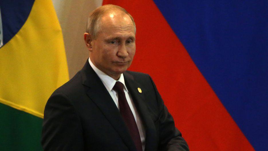 Władimir Putin podczas szczytu BRICS w Brazylii w 2019 roku