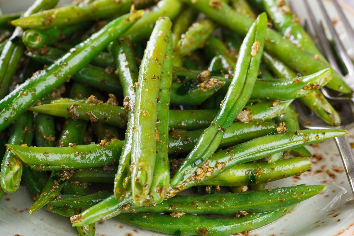 Green beans pair excellently with Parmesan.
