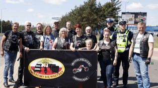 Motocykliści w Grudziądzu zapewniali kierowców samochodów: - Na drogach "Zmieścimy się wszyscy"!