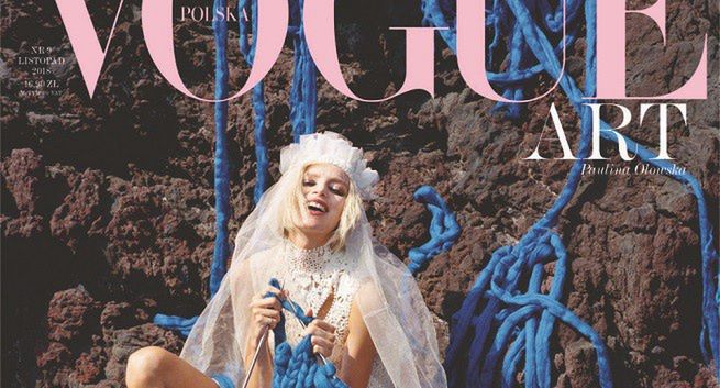 Listopadowy „Vogue” poświęcony sztuce. Z dwiema okładkami do wyboru