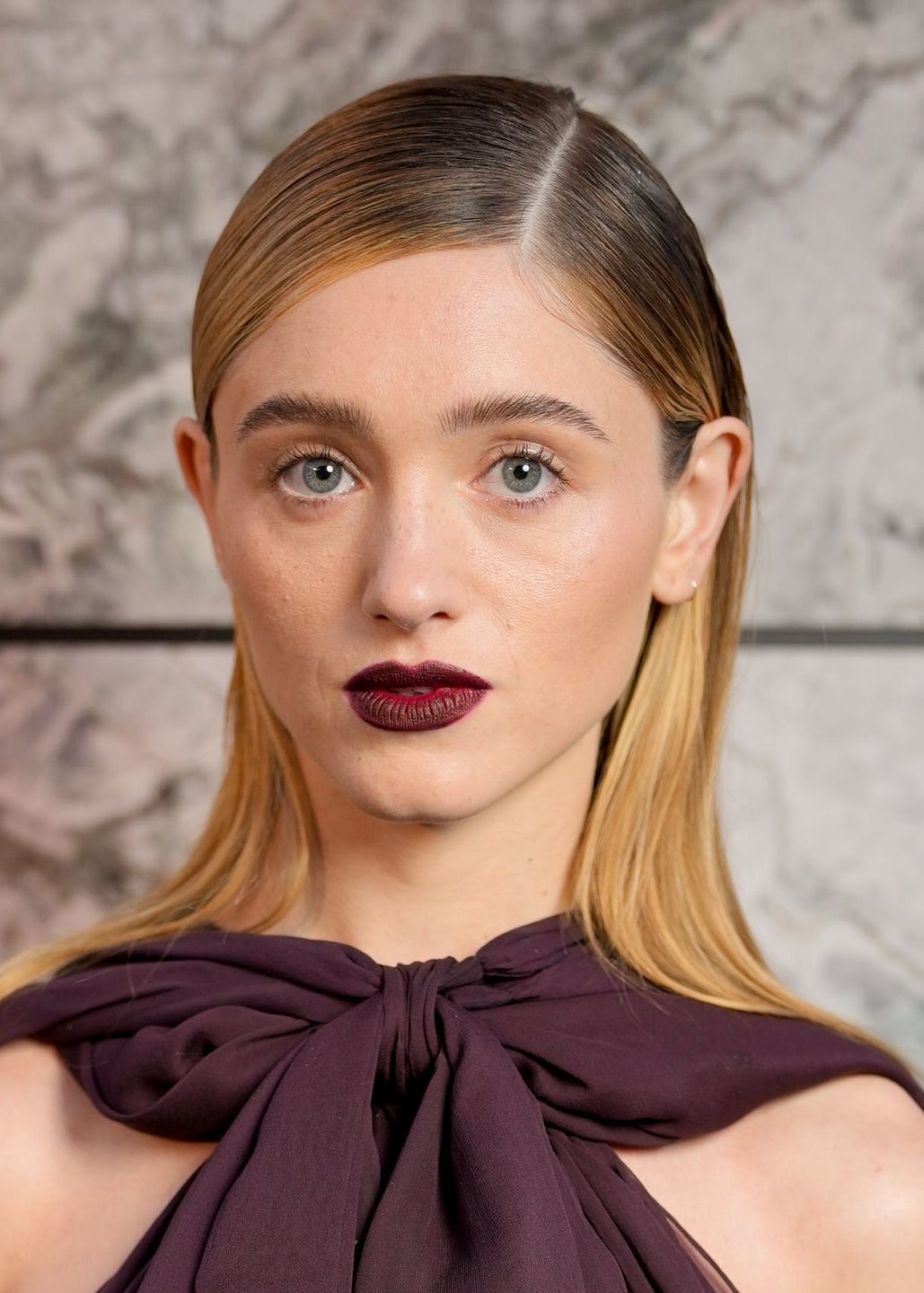 Natalia Dyer at Saint Laurent Ready To Wear Spring 2024 held at Place Jacques Rueff on September 26, 2023 in Paris, France. (Photo by Swan Gallet/WWD via Getty Images)WWDpmcarc, pfw, rtw, spring 2024, topics