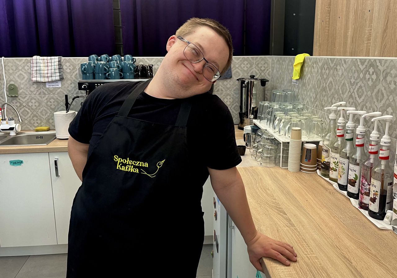 Kaffka? Proszę bardzo! Barista Grzegorz chwyta za serca