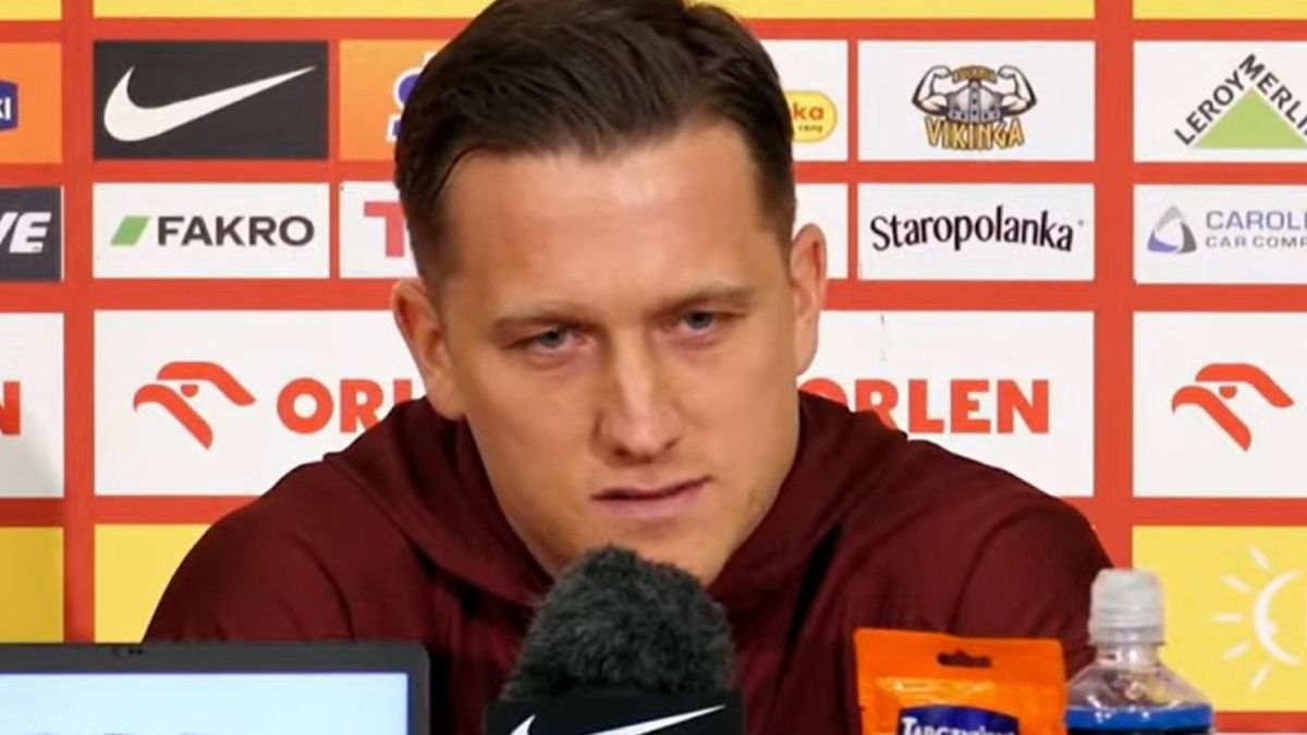 Kibice żartują z odpowiedzi Zielińskiego na konferencji