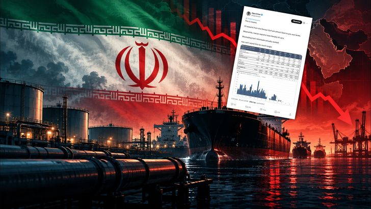 Pokazał, co dzieje się z ropą z Bliskiego Wschodu. "Iran dłużej nie wytrzyma"