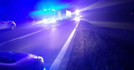 Wypadek pod Augustowem. Nie żyje młody mężczyzna