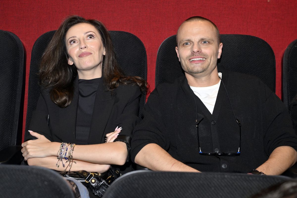 Marcin Hakiel i jego partnerka Dominika