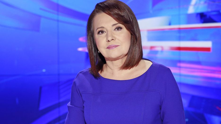 Danuta Holecka jest jedną z twarzy "Wiadomości" TVP