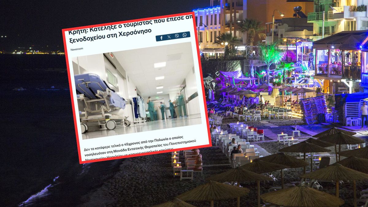 Polak zmarł w Grecji