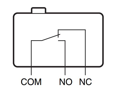 Schemat mikroprzełącznika