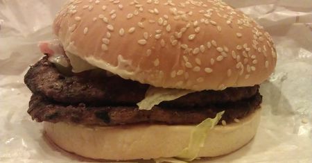 Double Whooper bez sera (Burger King)