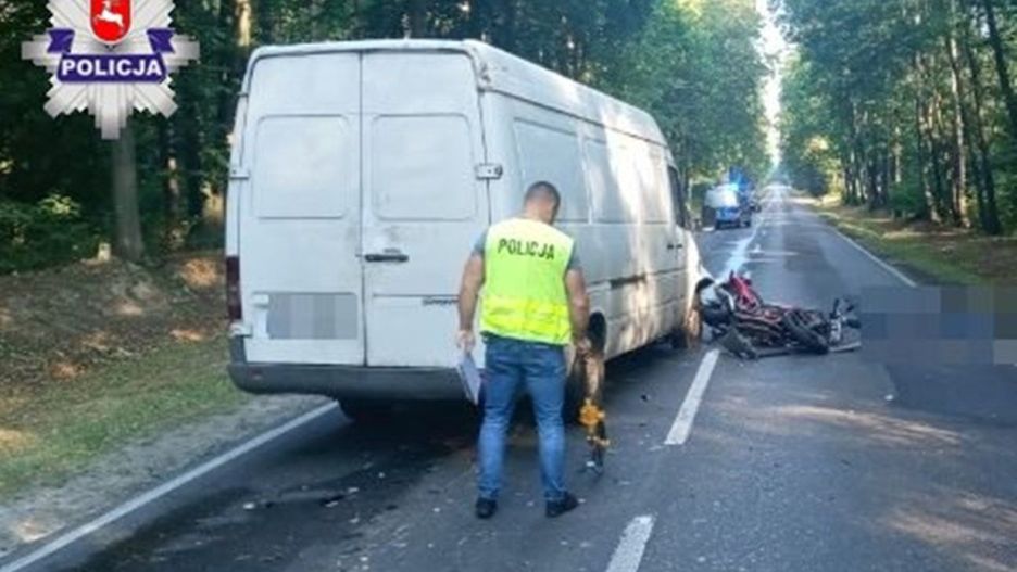 Kryńszczak. W śmiertelnym wypadku zginął motocyklista 