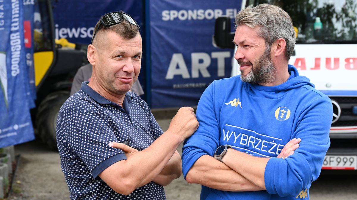 WP SportoweFakty / Tomasz Rosochacki / Na zdjęciu: Janusz Ślączka i Eryk Jóźwiak