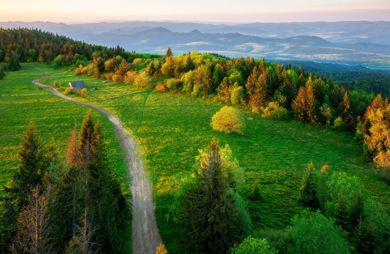 Lubań - widok ze szczytu