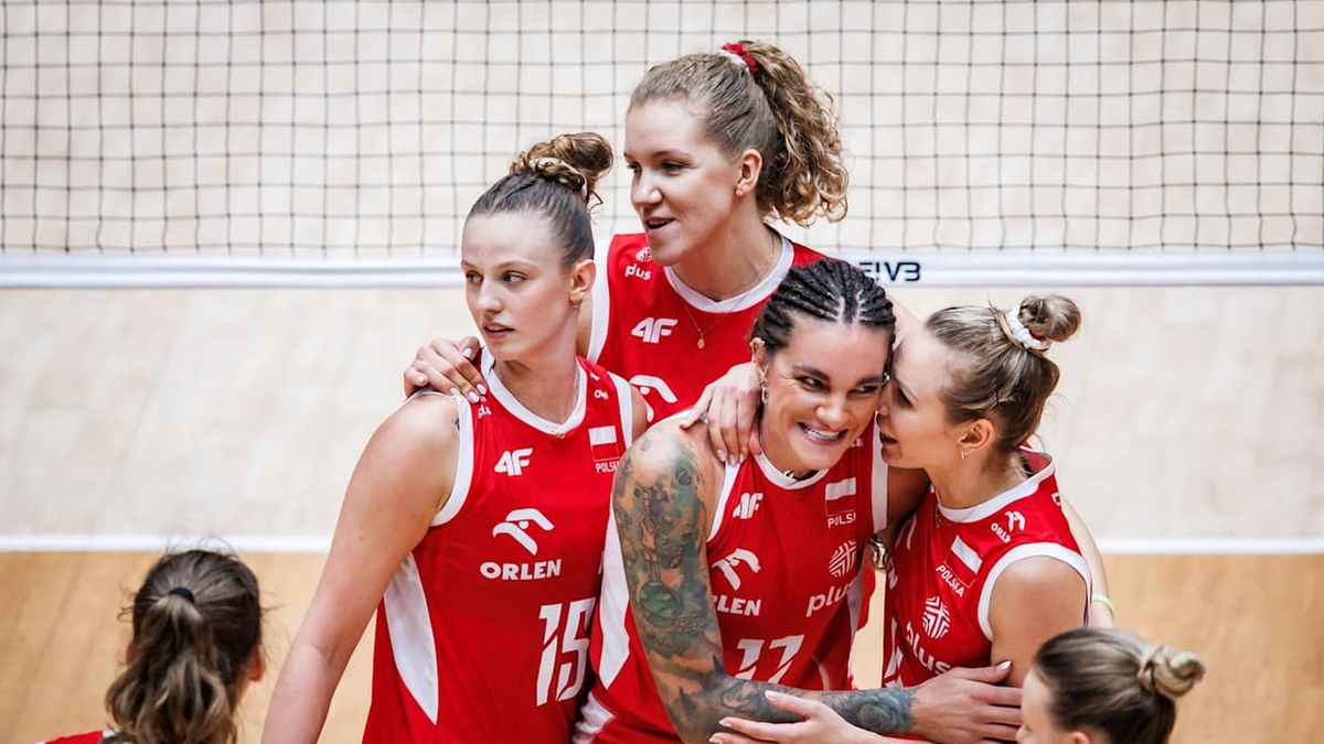 Materiały prasowe / VolleyballWorld / Na zdjęciu: reprezentacja Polski