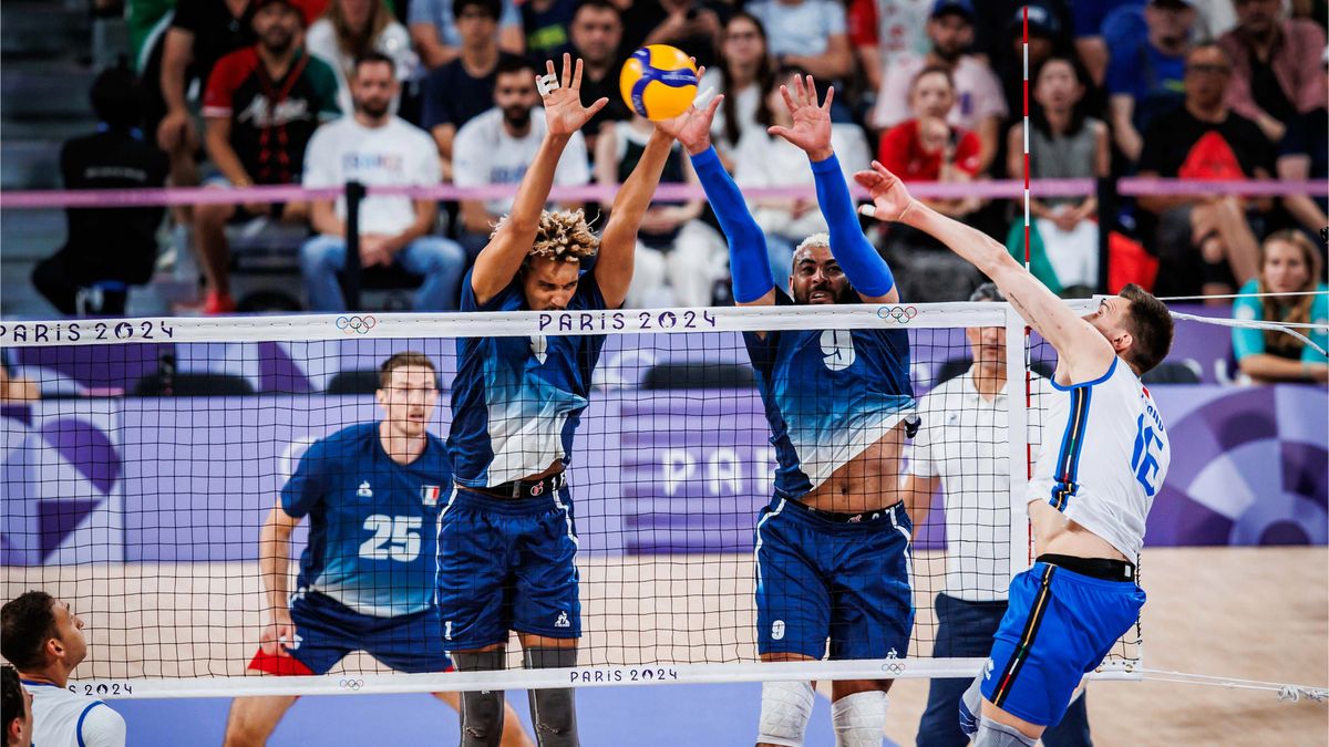 Materiały prasowe / Volleyball World / Na zdjęciu: półfinał IO Włochy - Francja