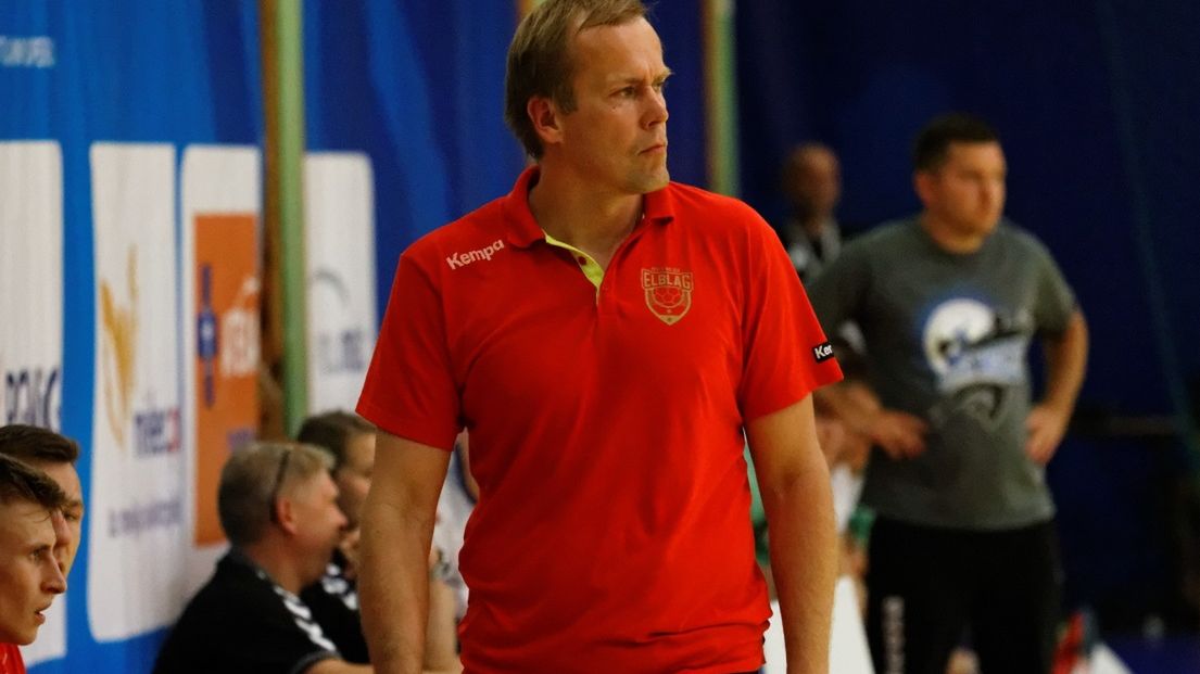 Materiały prasowe / SPR STAL MIELEC / Jacek Będzikowski, trener Mebli Wójcik Elbląg