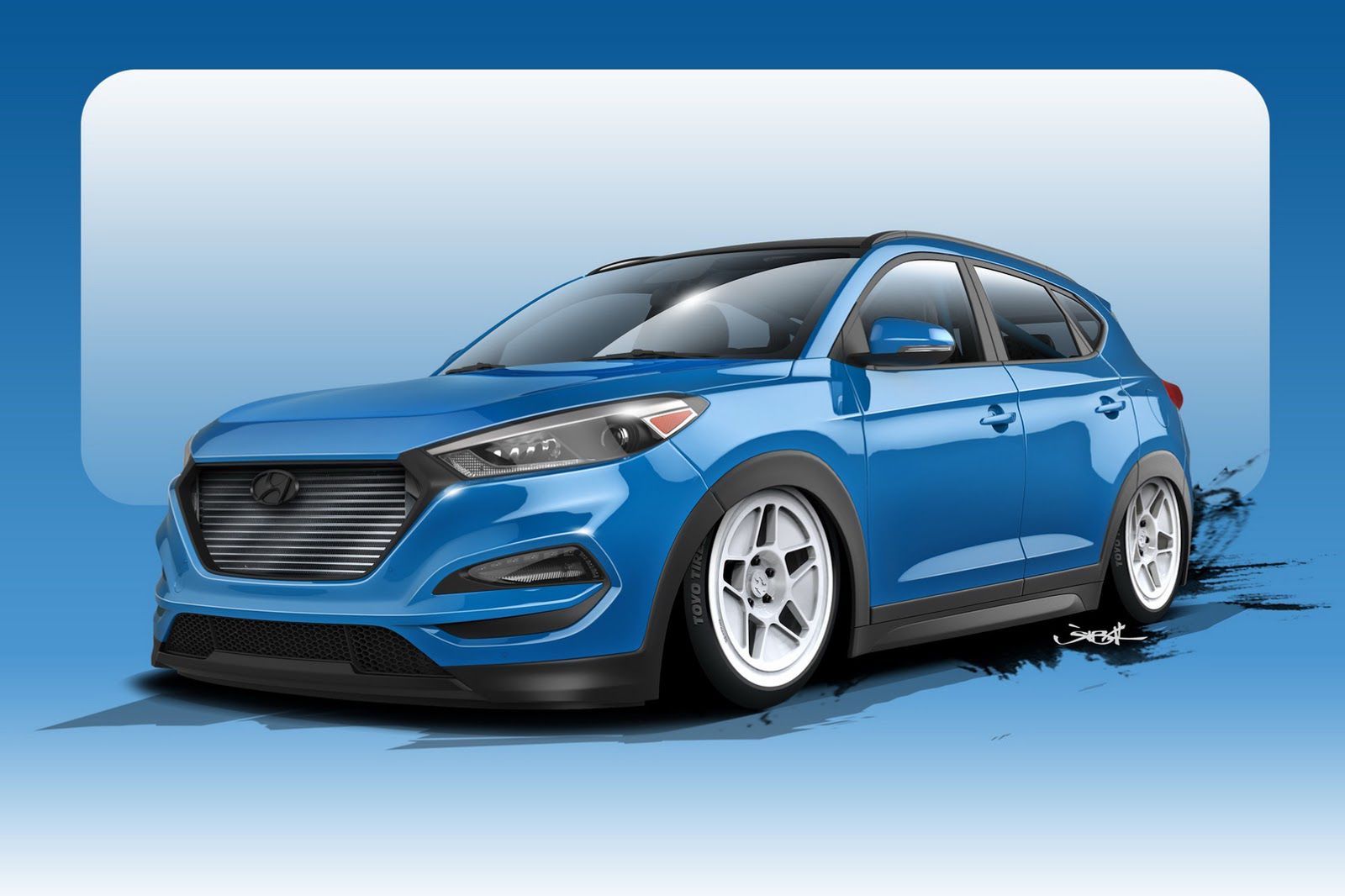Spory zestaw projektów przywiezie na SEMA także Hyundai. Stawka samochodów koreańskiego producenta będzie zawierać Tucsona o mocy 700 KM tuningowanego przez Bismoto.