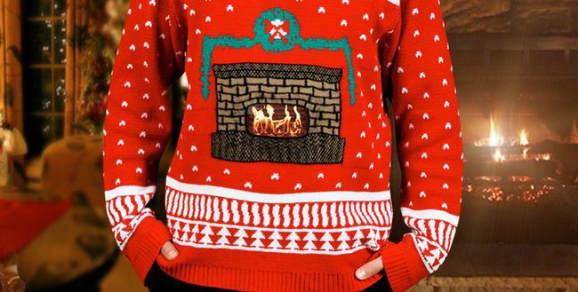 "Animowany" świąteczny sweter. Jak to działa?