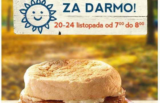 Darmowy McMuffin Farmerski przez godzinę w promocji McDonald’s